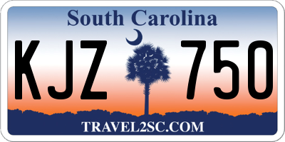 SC license plate KJZ750