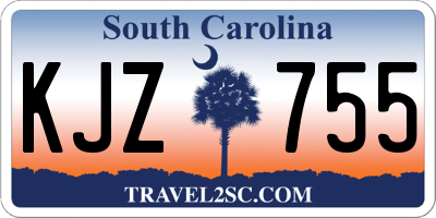 SC license plate KJZ755