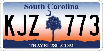 SC license plate KJZ773