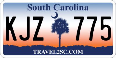 SC license plate KJZ775