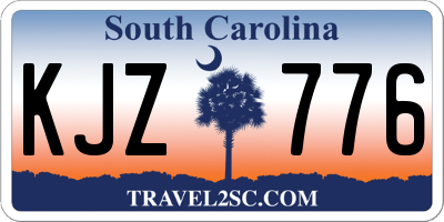 SC license plate KJZ776