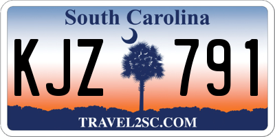 SC license plate KJZ791