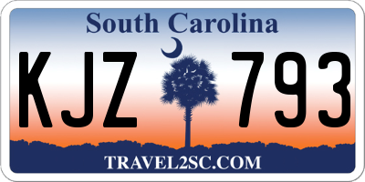 SC license plate KJZ793