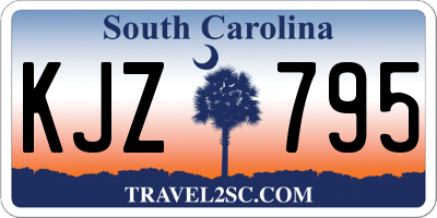 SC license plate KJZ795