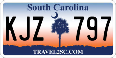 SC license plate KJZ797