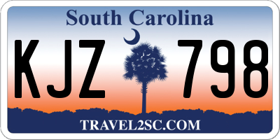 SC license plate KJZ798