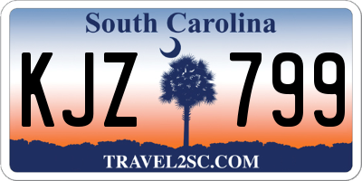 SC license plate KJZ799