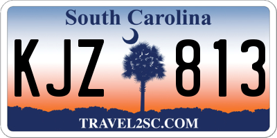 SC license plate KJZ813