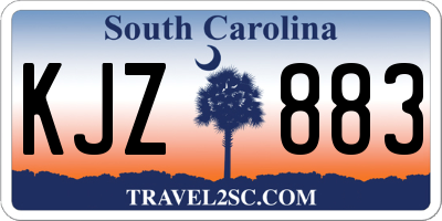 SC license plate KJZ883