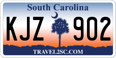 SC license plate KJZ902