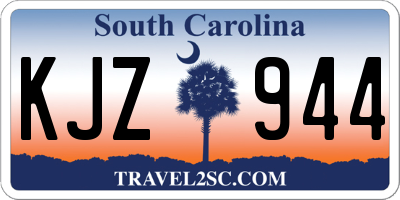SC license plate KJZ944
