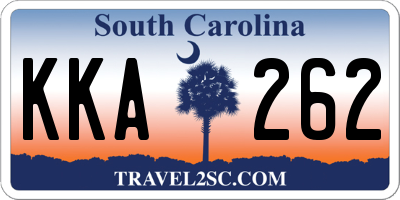 SC license plate KKA262