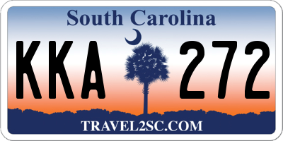 SC license plate KKA272