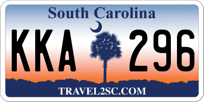 SC license plate KKA296