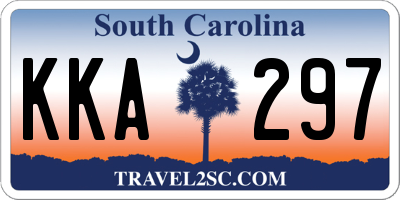 SC license plate KKA297