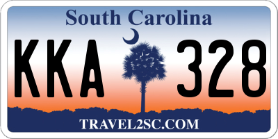 SC license plate KKA328