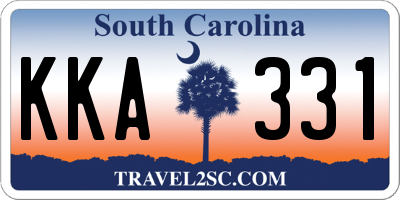 SC license plate KKA331