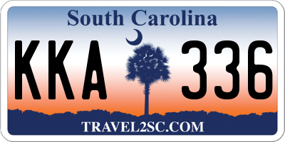 SC license plate KKA336