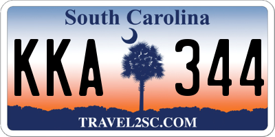 SC license plate KKA344