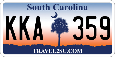 SC license plate KKA359