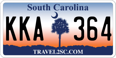 SC license plate KKA364