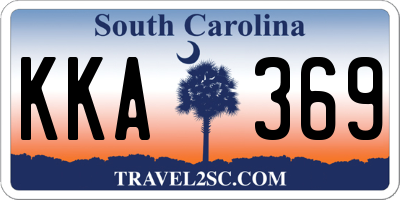 SC license plate KKA369