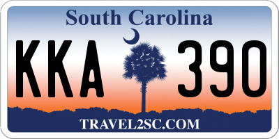 SC license plate KKA390