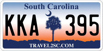 SC license plate KKA395