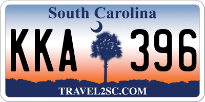 SC license plate KKA396