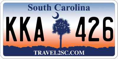 SC license plate KKA426
