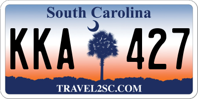 SC license plate KKA427