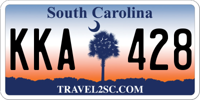 SC license plate KKA428