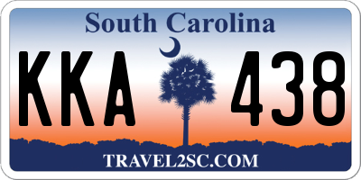 SC license plate KKA438