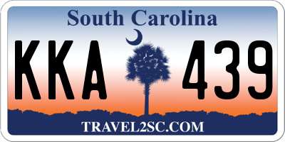 SC license plate KKA439