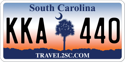 SC license plate KKA440