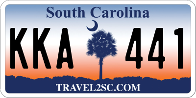 SC license plate KKA441