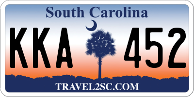 SC license plate KKA452