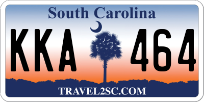 SC license plate KKA464