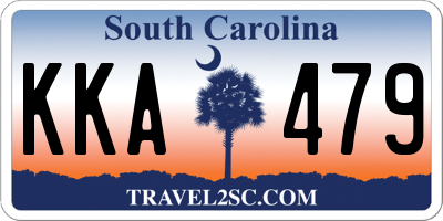 SC license plate KKA479