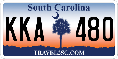 SC license plate KKA480