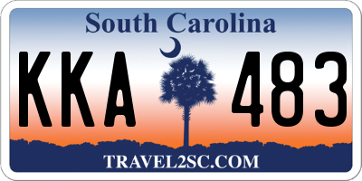 SC license plate KKA483