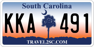 SC license plate KKA491