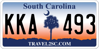 SC license plate KKA493