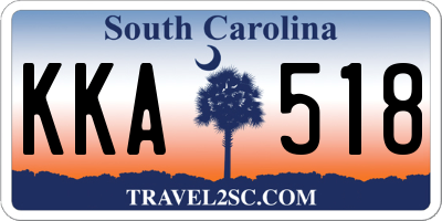 SC license plate KKA518