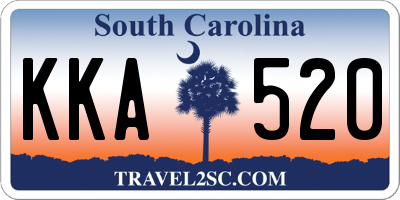 SC license plate KKA520