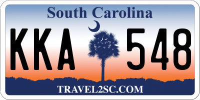 SC license plate KKA548