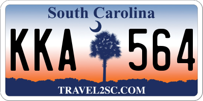 SC license plate KKA564