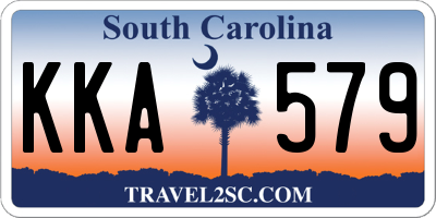 SC license plate KKA579
