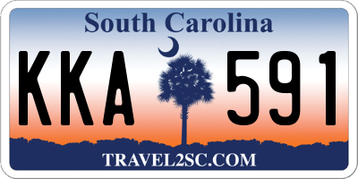 SC license plate KKA591
