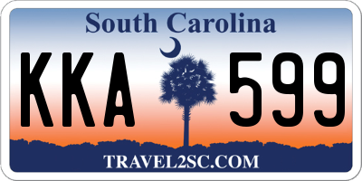 SC license plate KKA599